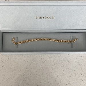 14K gold Cuban Link Bracelet from BABYGOLD